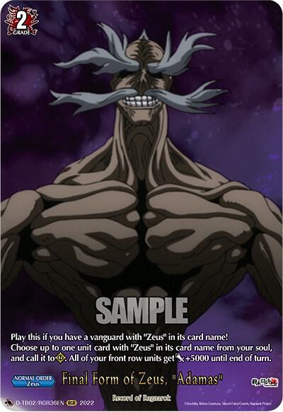 Final Form of Zeus, "Adamas" (RGR)