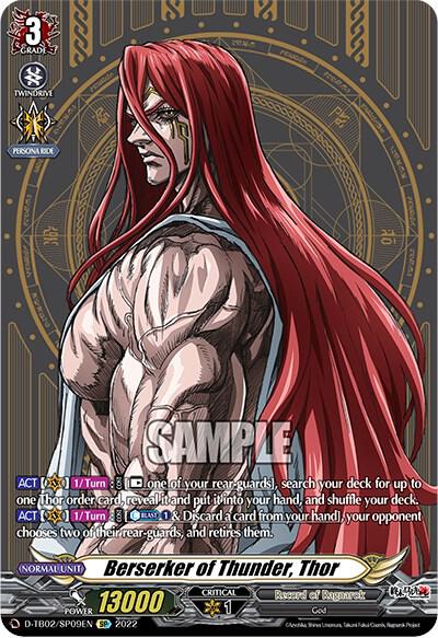 Berserker of Thunder, Thor (SP)