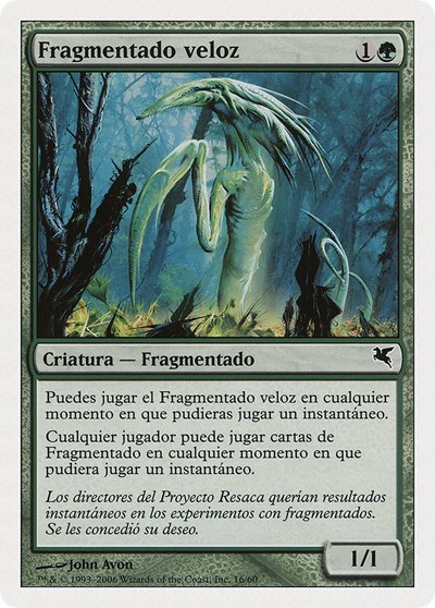 Quick Sliver Spanish Fragmentado veloz