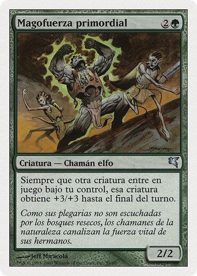 Primal Forcemage Spanish Magofuerza primordial