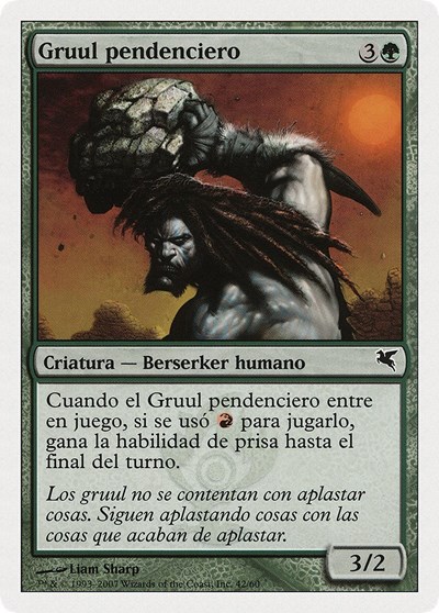 Gruul Scrapper Spanish Gruul pendenciero