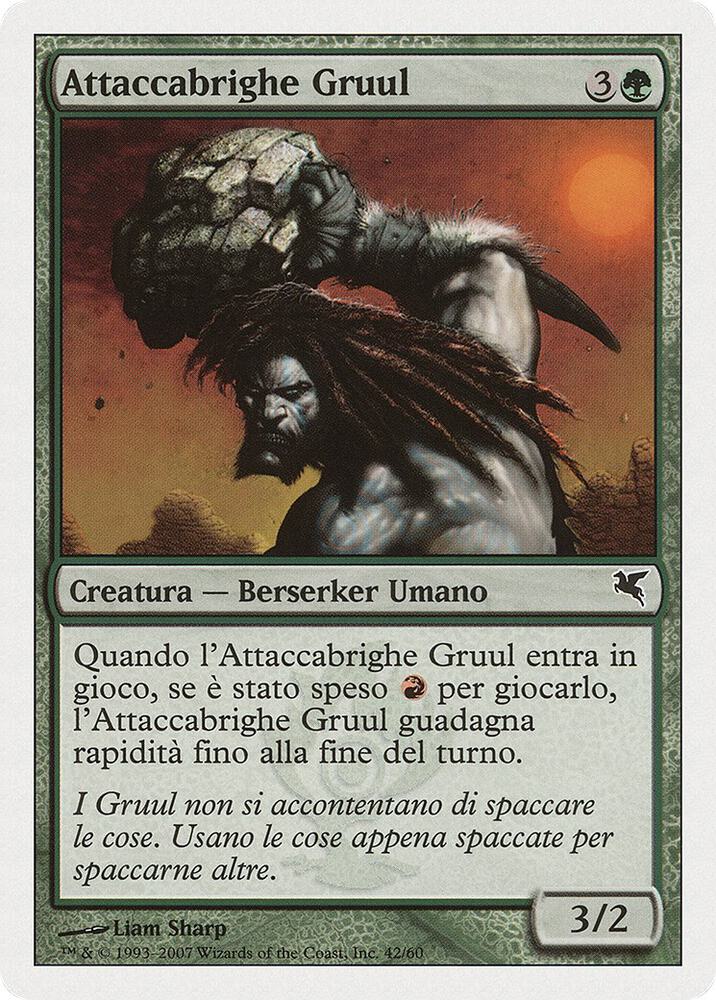 Gruul Scrapper (Italian) - "Attaccabrighe Gruul"