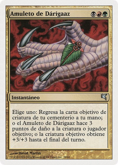 Darigaazs Charm Spanish Amuleto de Darigaaz