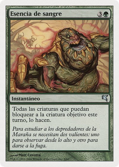 Bloodscent Spanish Esencia de sangre