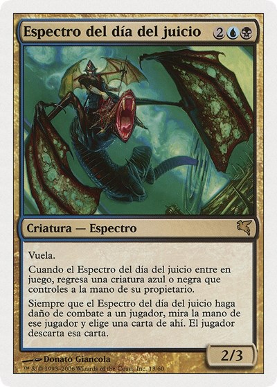 Doomsday Specter Spanish Espectro del dia del juicio