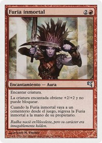 Undying Rage (Spanish) - "Furia inmortal"