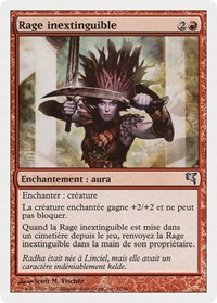 Undying Rage (French) - "Rage inextinguible"