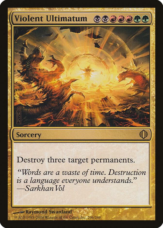 Violent Ultimatum - Shards of Alara - Magic: The Gathering