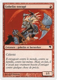 Raging Goblin (French) - "Gobelin enragé"