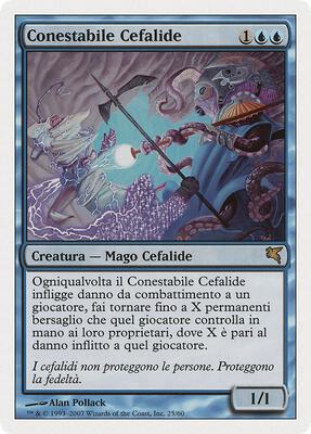 Cephalid Constable (Italian) - "Conestabile Cefalide"