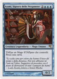 Azami, Lady of Scrolls (Italian) - "Azami, Signora delle Pergamene"