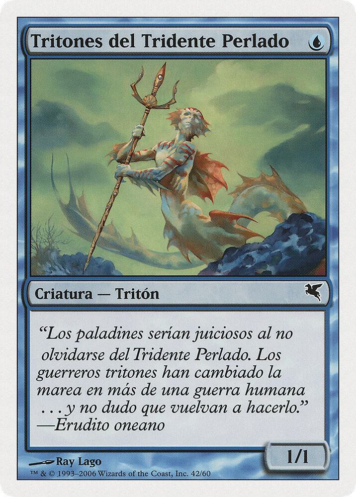 Merfolk of the Pearl Trident (Spanish)