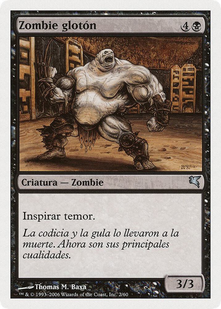 Gluttonous Zombie (Spanish)