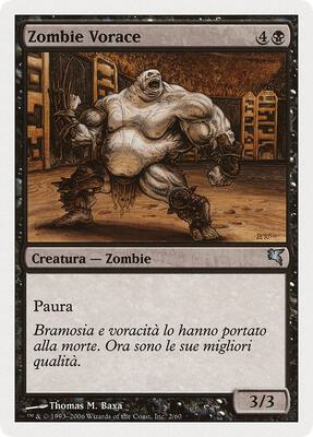 Gluttonous Zombie (Italian) - "Zombie Vorace"