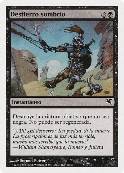 Dark Banishing Spanish Destierro sombrio