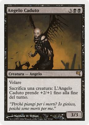 Fallen Angel (Italian) - "Angelo Caduto"