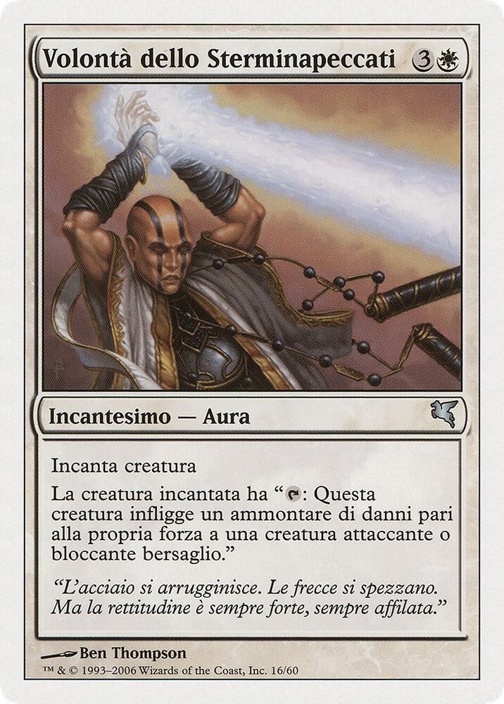 Sinstriker's Will (Italian) - "Volontà dello Sterminapeccati"