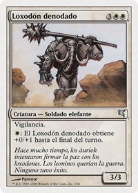Loxodon Stalwart (Spanish) - "Loxodón denodado"