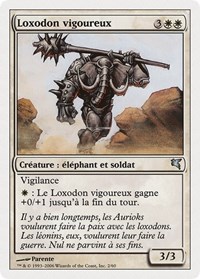 Loxodon Stalwart (French) - "Loxodon vigoureux"