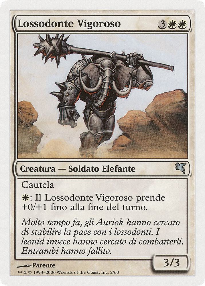 Loxodon Stalwart (Italian) - "Lossodonte Vigoroso"