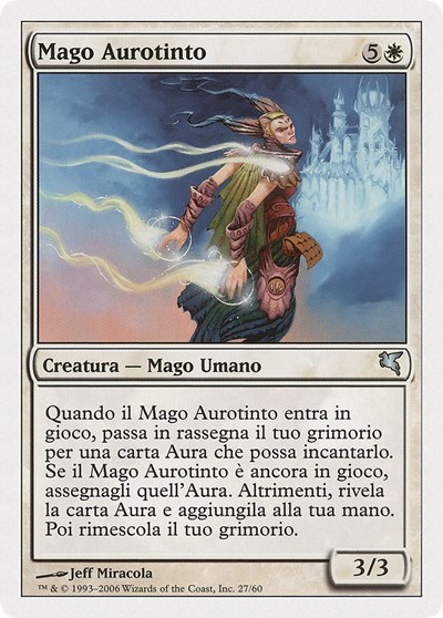 Auratouched Mage Spanish Mago auraencantado