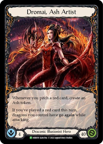 Dromai, Ash Artist - HER059 Flesh and Blood: Promo Cards card price