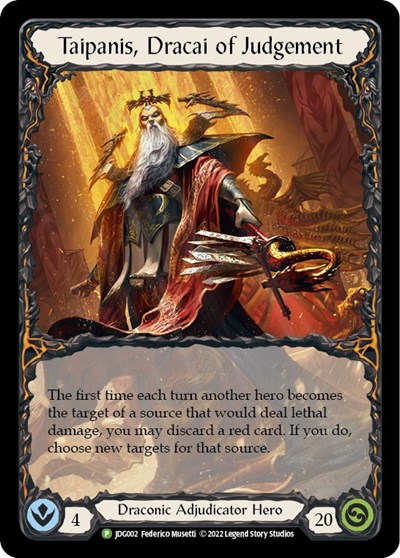 Taipanis, Dracai of Judgement - JDG002 Flesh and Blood: Promo Cards card price