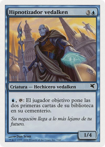 Vedalken Entrancer Spanish Hipnotizador vedalken