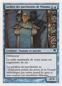 Minamo Scrollkeeper (French) - "Gardien des parchemins de Minamo"