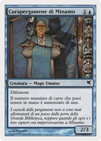 Minamo Scrollkeeper (Italian) - "Curapergamene di Minamo"