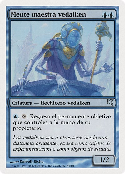 Vedalken Mastermind Spanish Mente maestra vedalken