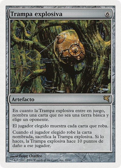 Booby Trap Spanish Trampa explosiva