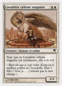 Skyrider Trainee (French) - "Cavalière céleste stagiaire"