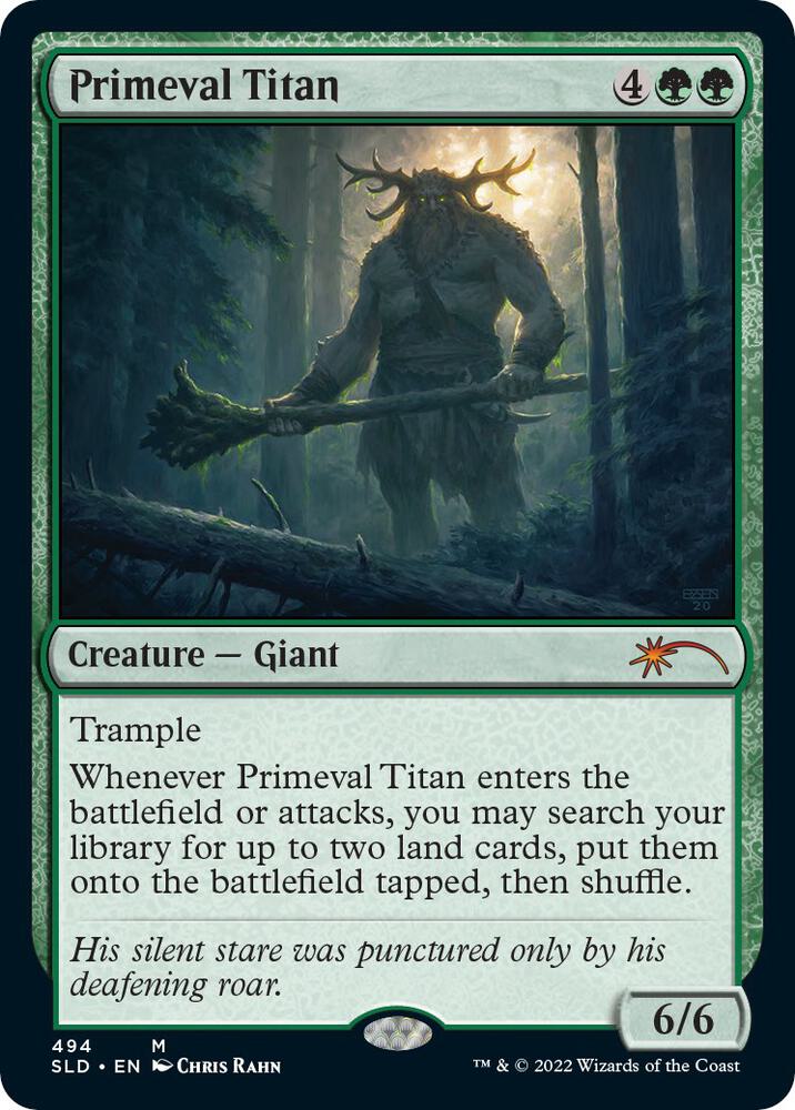 Primeval Titan (494) - Secret Lair Drop Series - Magic: The