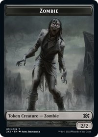 Zombie // Soldier Double-Sided Token