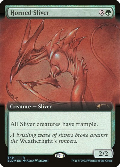 Horned Sliver Extended Art