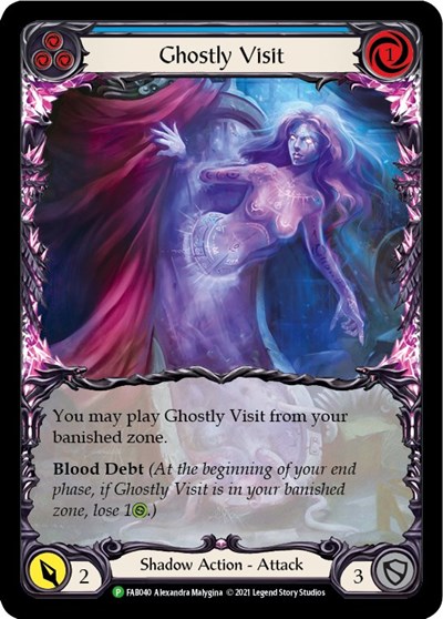Ghostly Visit (Blue) - FAB040 card