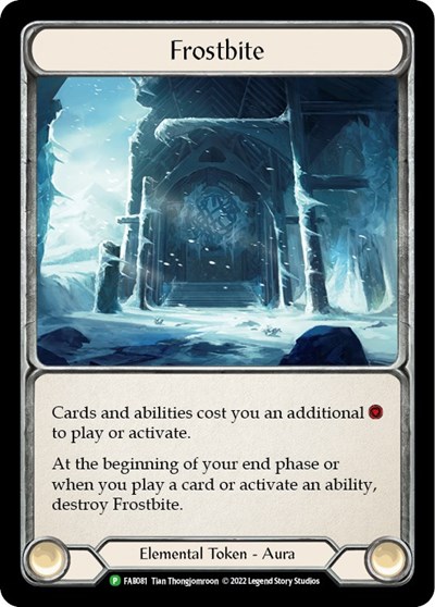 Frostbite - FAB081 Flesh and Blood: Promo Cards card price