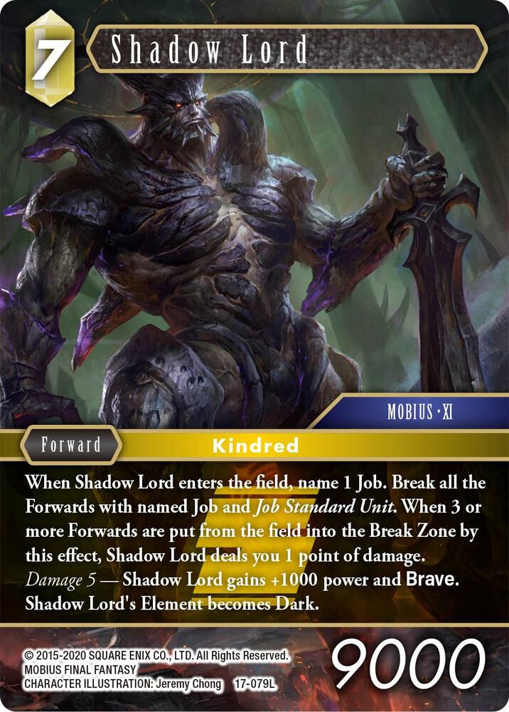 Shadow Lord - Rebellion's Call - Final Fantasy TCG - TCGplayer.com