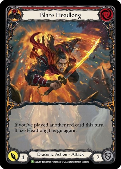 Blaze Headlong - FAB089 Flesh and Blood: Promo Cards card price