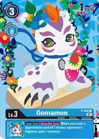 Gomamon - P-004 (Tamer's Card Set 2 Floral Fun) - Digimon Promotion Cards - Digimon card