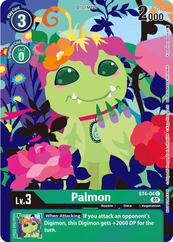 Palmon Tamers Card Set 2 Floral Fun digimon card