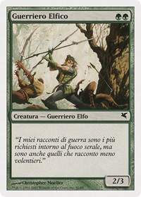 Elvish Warrior (Italian) - "Guerriero Elfico"