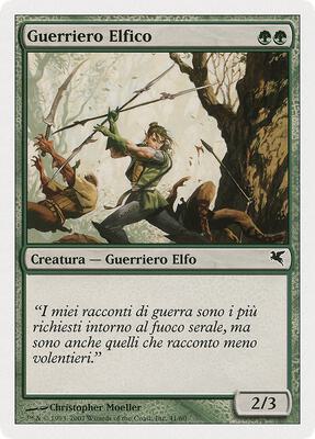Elvish Warrior (Italian) - "Guerriero Elfico"