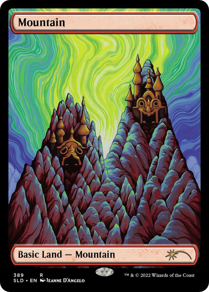 Mountain (389) - Secret Lair Drop Series - Magic: The Gathering