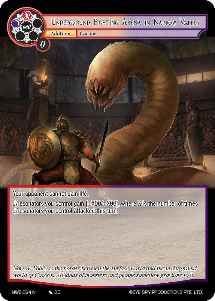 Underground Fighting Arena in Narrow Valley