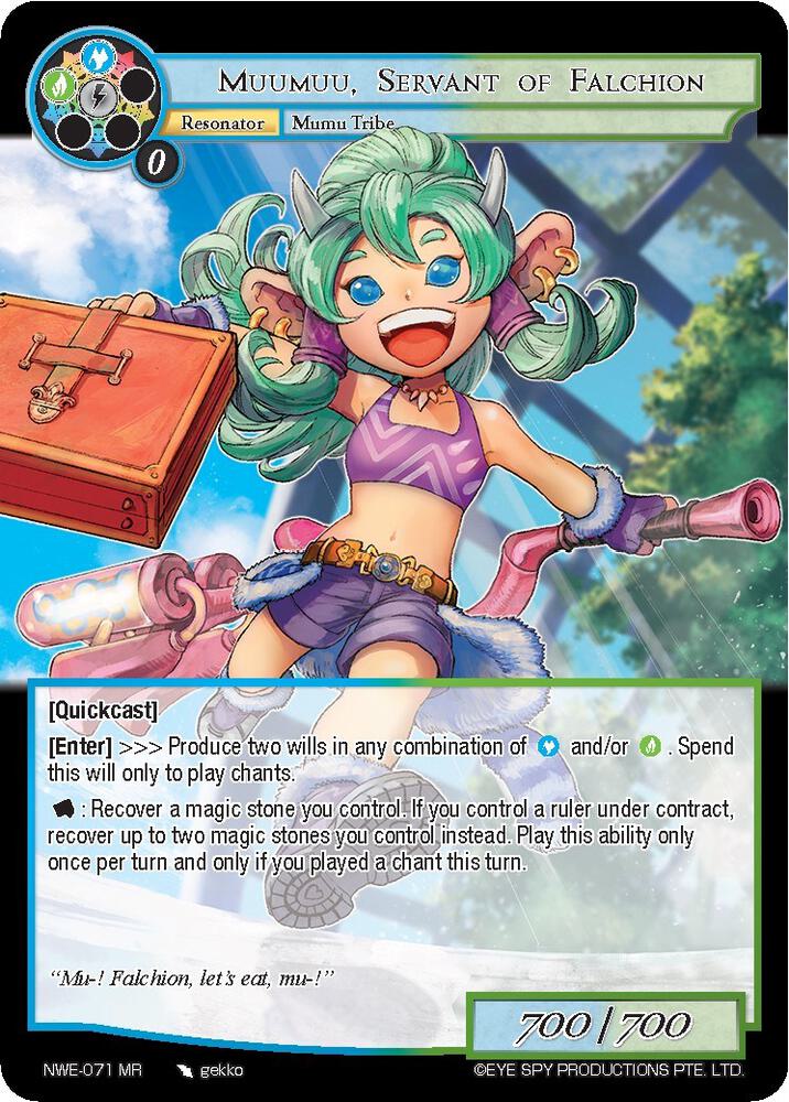 Muumuu, Servant of Falchion