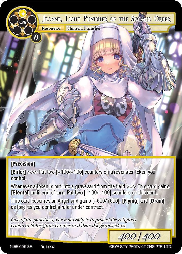Jeanne, Light Punisher of the Solaris Order