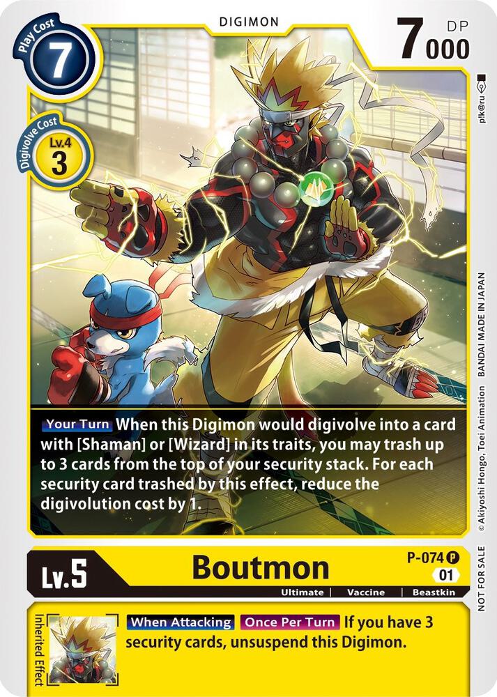 Boutmon digimon card
