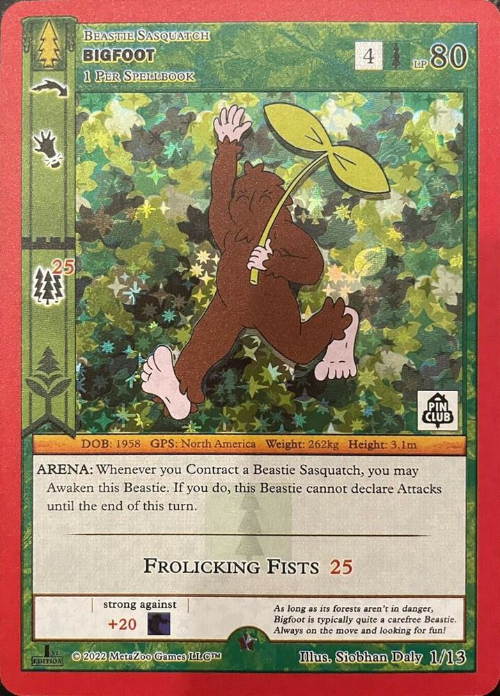 Bigfoot (Pin Club Wilderness Mystery Collection)